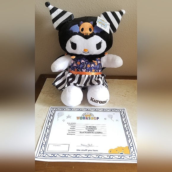 Build-A-Bear Other - Build A Bear Sanrio Halloween Bat Kuromi Plush With Dress